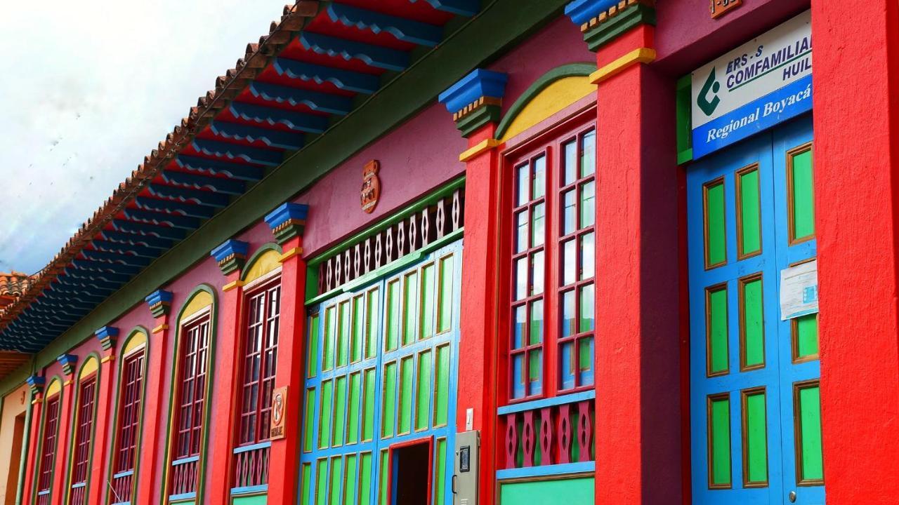 Casona 1865 Hotell Ráquira Exteriör bild