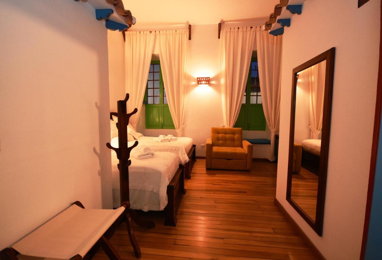 Casona 1865 Hotell Ráquira Exteriör bild