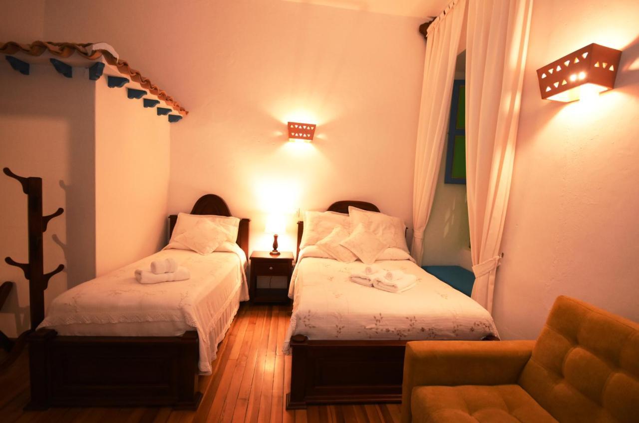 Casona 1865 Hotell Ráquira Exteriör bild