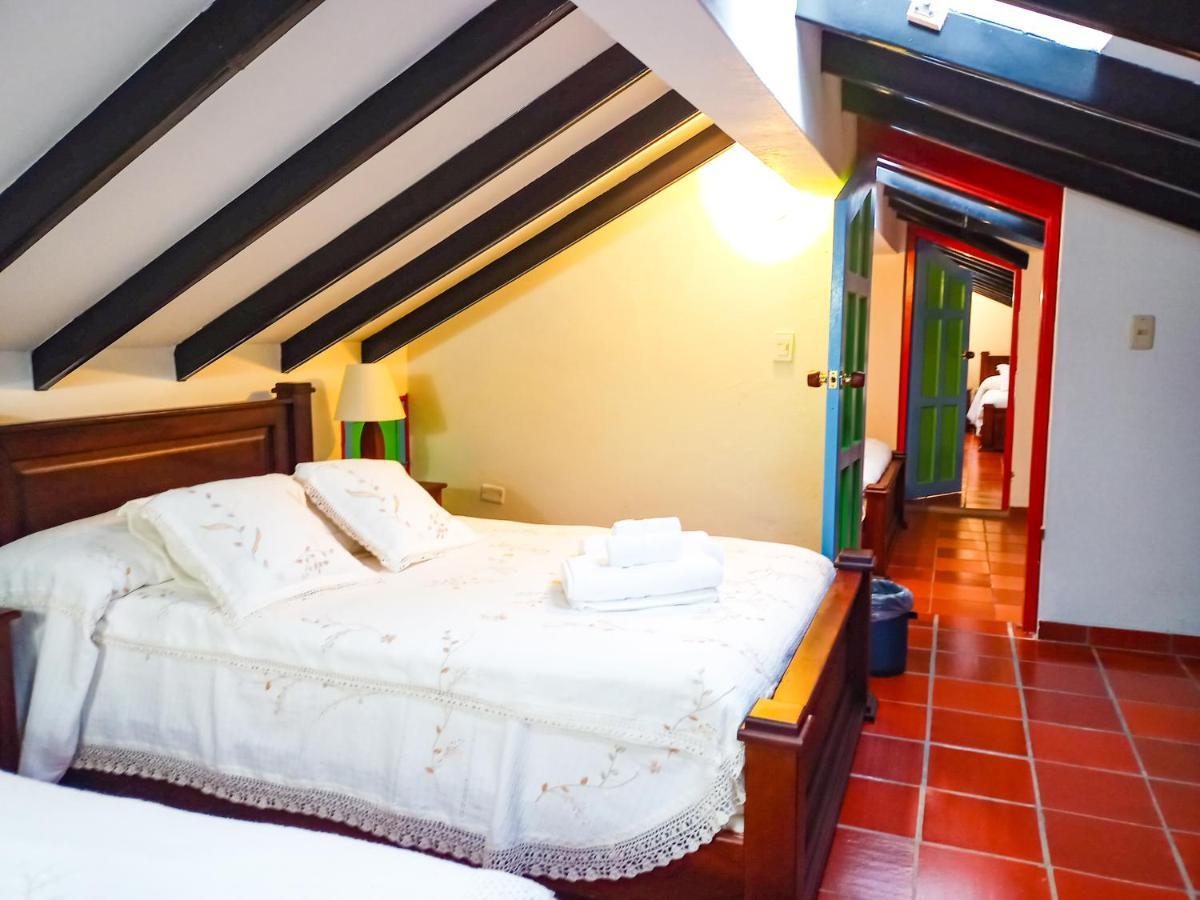Casona 1865 Hotell Ráquira Exteriör bild