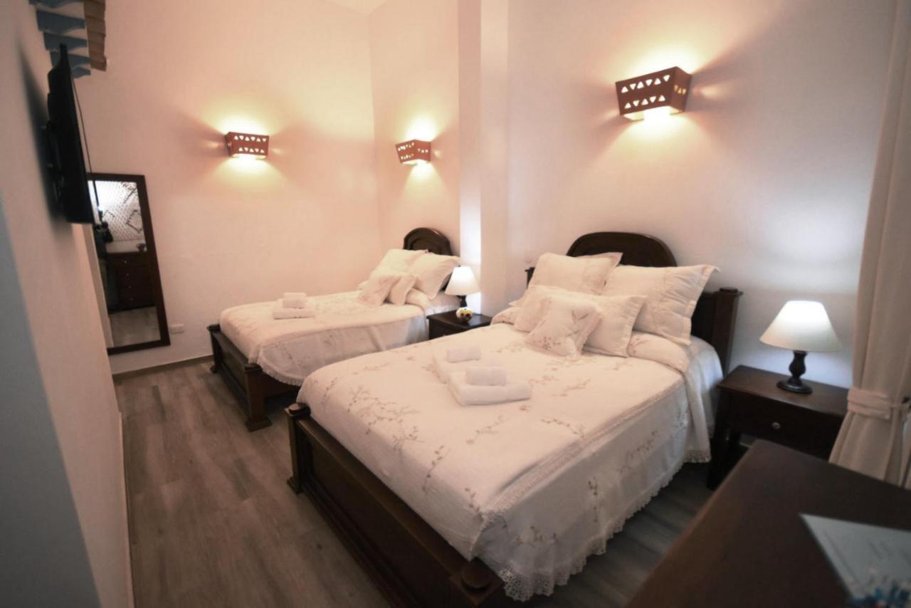 Casona 1865 Hotell Ráquira Exteriör bild